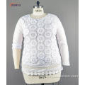 Ladie&#39;s Lace Long Sleeve T-Shirt Ling